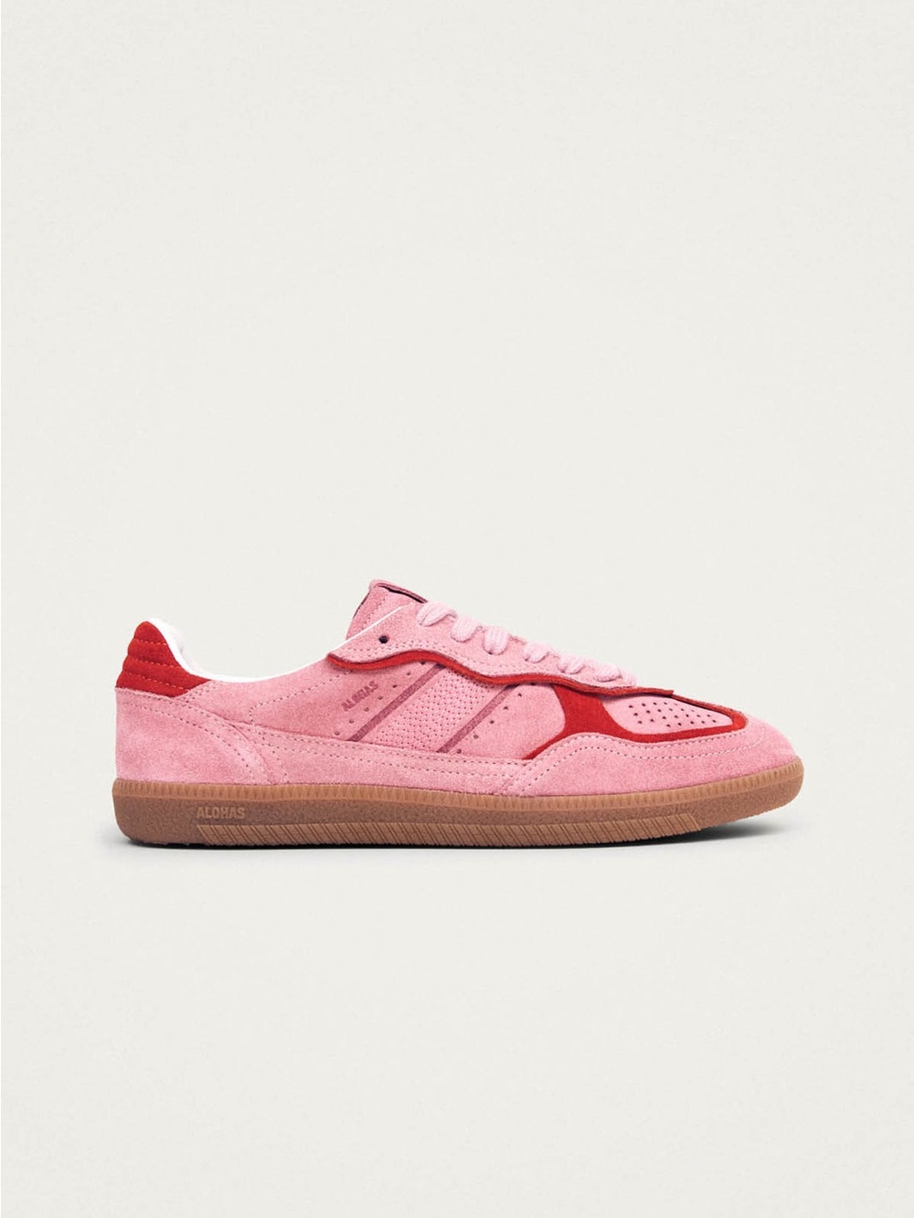 ALOHAS RIFE SEA PINK LEATHER SNEAKERS